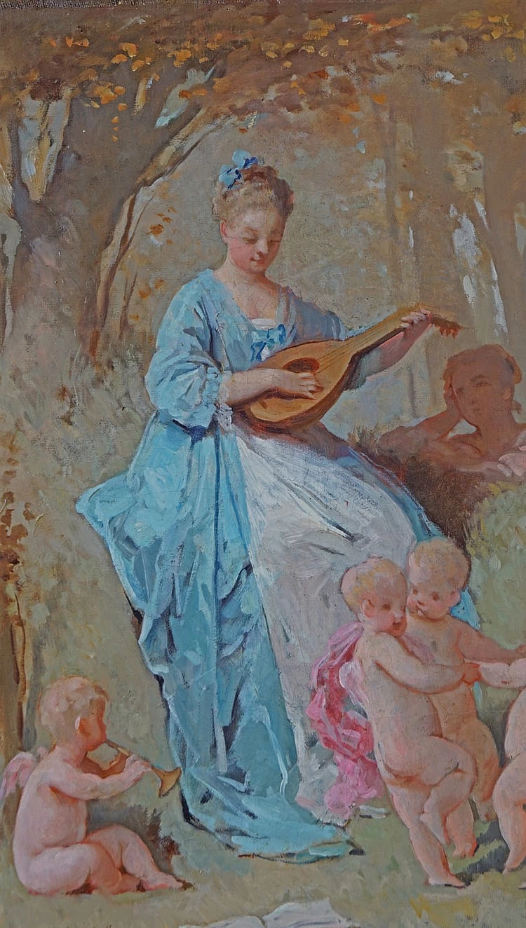 Charles Joshua Chaplin - Suonando con i cherubini